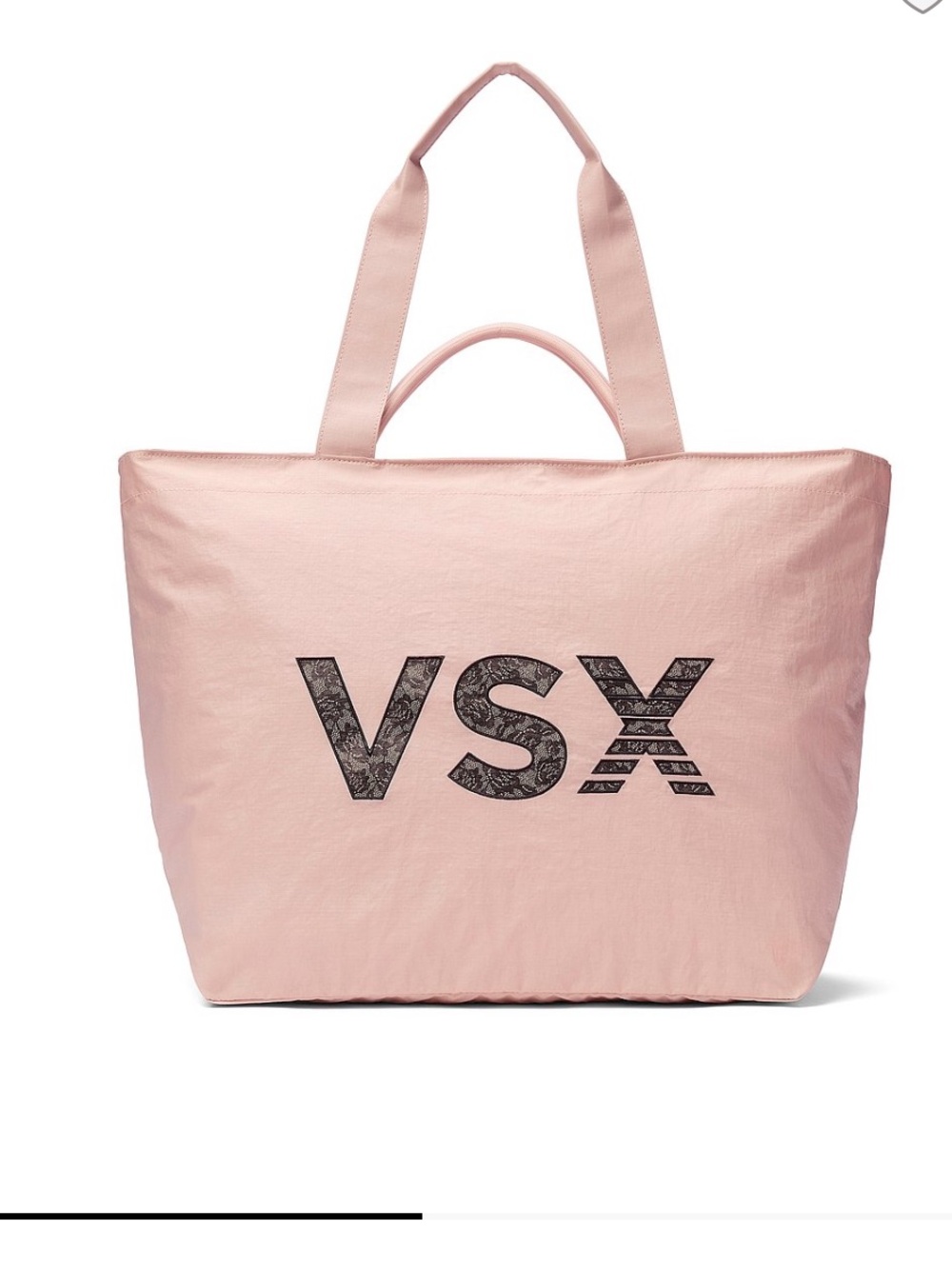 VSX Blush Pink Tote with Bold Logo